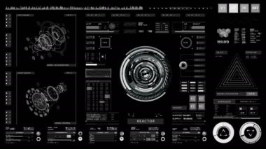 Futuristik bir arayüze | Hud