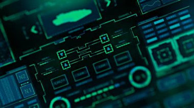 Futuristik bir arayüze | Hud