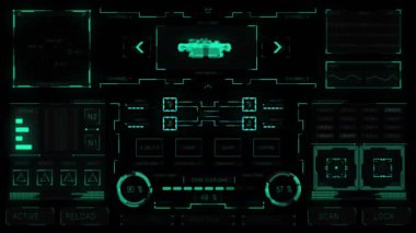 Futuristik bir arayüze | Hud