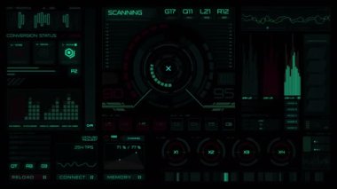 Futuristik bir arayüze | Hud