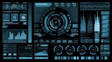 Futuristik bir arayüze | Hud