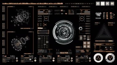 Futuristik bir arayüze | Hud