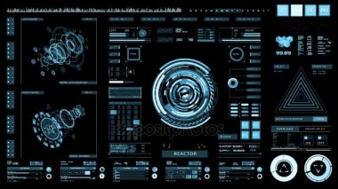Futuristik bir arayüze | Hud