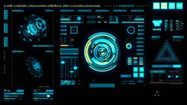 Futuristik bir arayüze | Hud