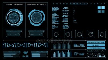 Futuristik bir arayüze | Hud
