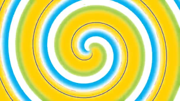 Abstrakter Hintergrund mit Spiralen — Stockvideo