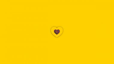 Kalp şeklinde tünel ile arka plan