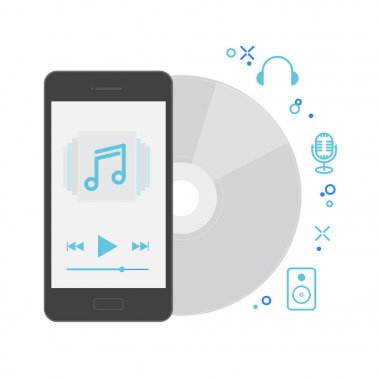 Mobil Uygulama arabirimi, müzik çalar