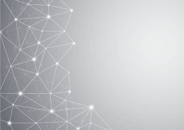 Beyaz arka plan üzerinde oluşturulan soyut bilgisayar