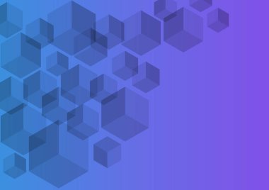 Çokgen arka plan altıgenler yarısı mor