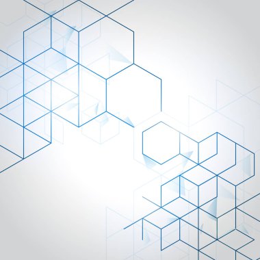 Vektör soyut kutuları arka plan