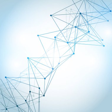 soyut çokgen uzay düşük polyester arkaplan