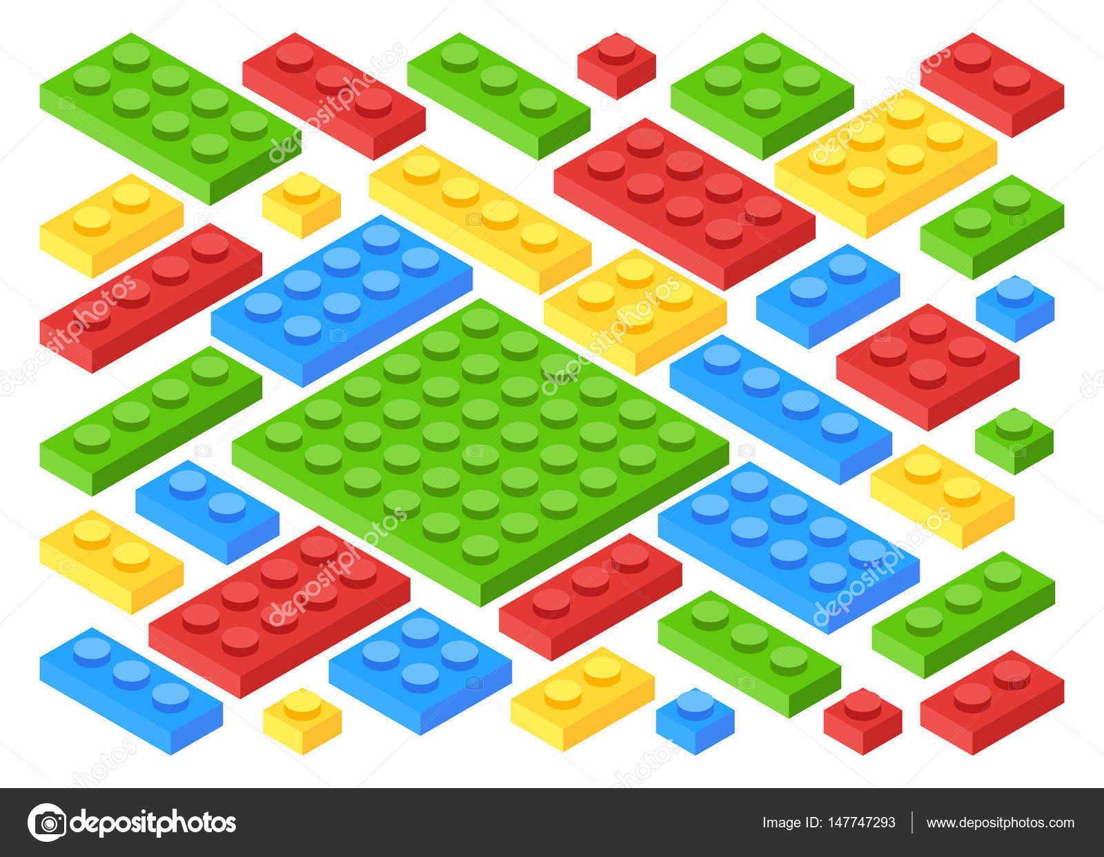 flat building blocks