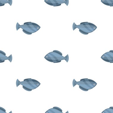 Sorunsuz vintage balık çizimler desen, vektör çizim. Stil deniz hayat arka plan oyma. Tasarımınız için Retro öğesi.