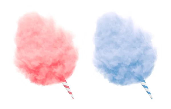 Zuckerwatte Set — Stockfoto