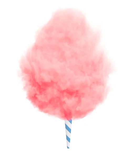 Zucchero di cotone rosa . — Foto Stock