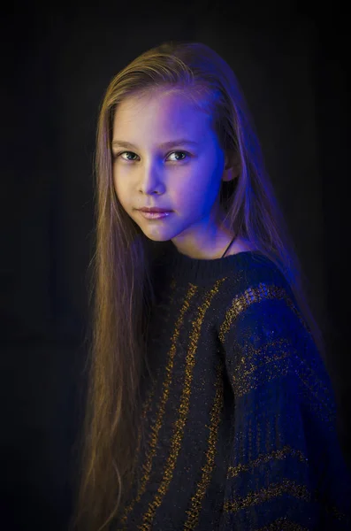 Bir kızın portresi.