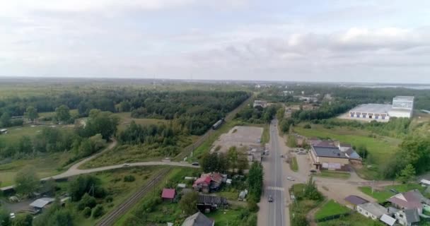 Chemin de fer à vapeur. ostachkov. antenne 20198241259801 5 cc — Video