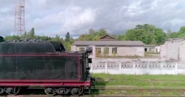 buharlı lokomotif demiryolu. Ostashkov. Hava 201982413581918 3 cc