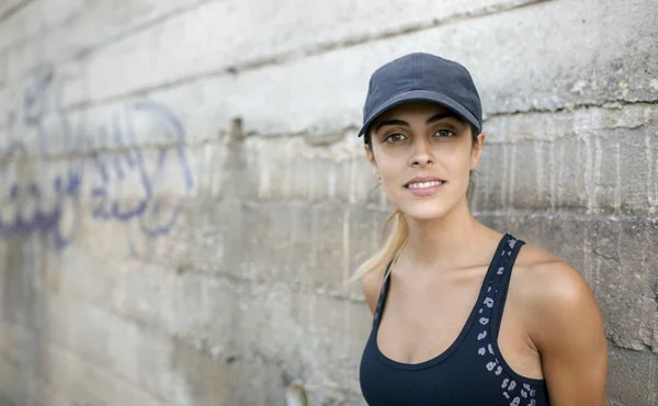 Fitness woman portrait — Stock Photo, Image