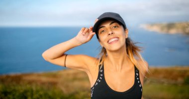 Fitness kadın portresi