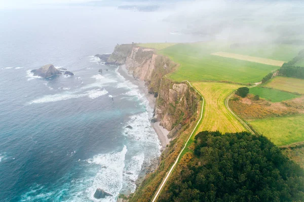 Vista aérea de falésias — Fotografia de Stock