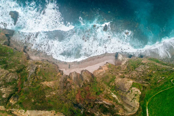 Vista aérea de falésias — Fotografia de Stock