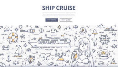Gemi Cruise Doodle kavramı