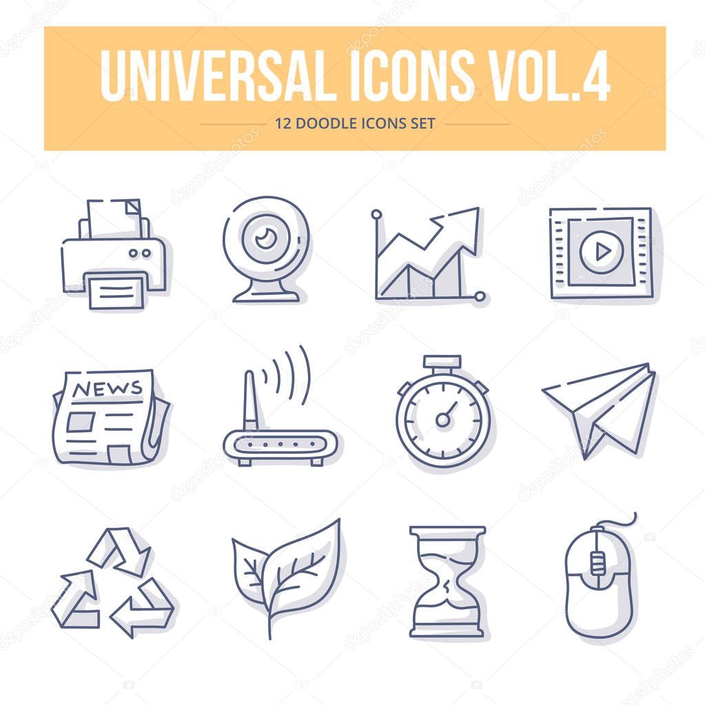 Universal Doodle Icons vol.4