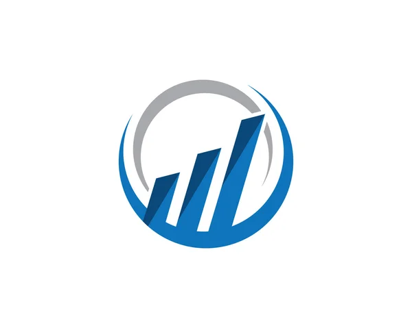 Logo della finanza aziendale — Vettoriale Stock