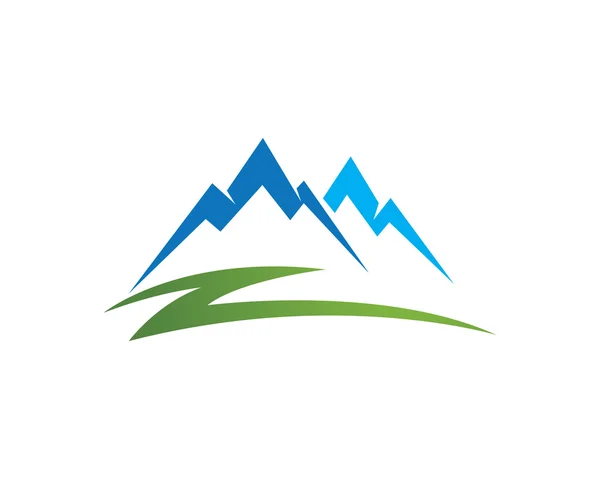 Plantilla Logo Montañas — Archivo Imágenes Vectoriales