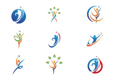 Sağlık Logo şablonu