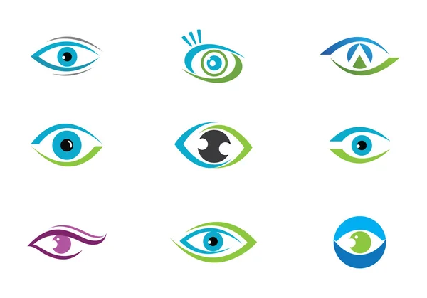 Wektor logo pielęgnacji oczu — Wektor stockowy