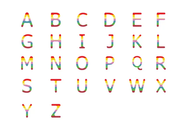 ABC lettre collection éducation — Image vectorielle