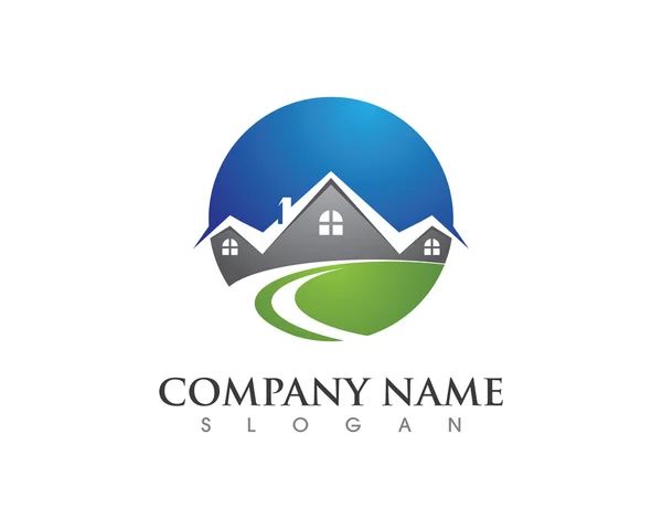 Property Logo Template — Stock Vector