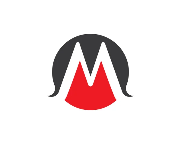 M letter logo sjabloon — Stockvector