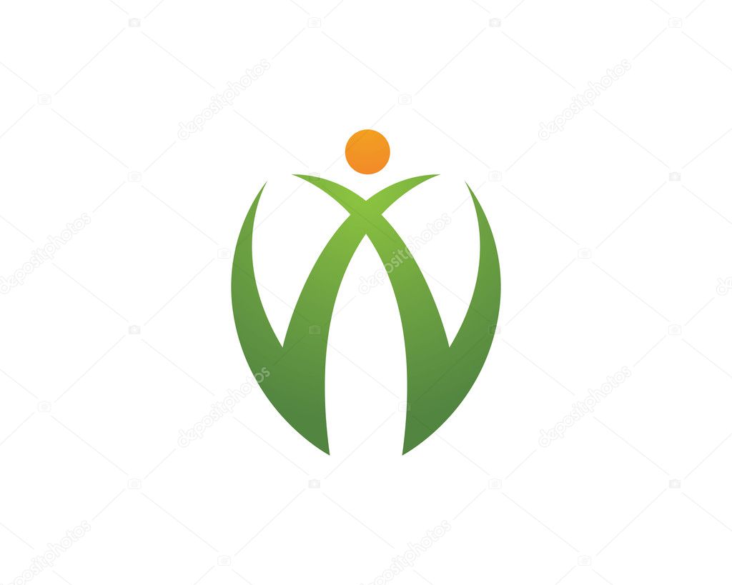 W letter logo and template