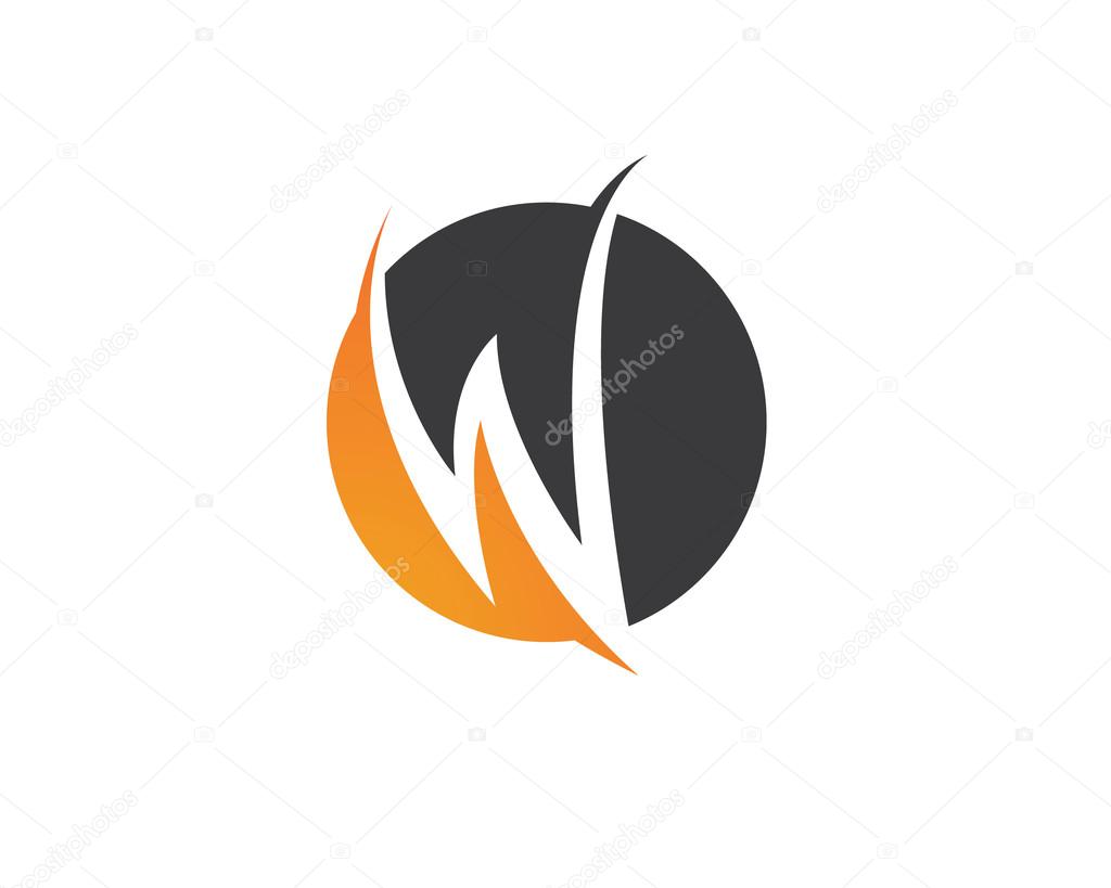 W letter logo and template