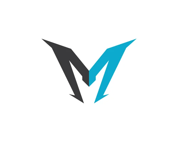 M letter logo sjabloon — Stockvector