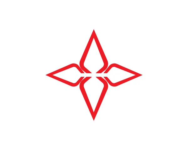 Логотип зірки круті вільні місця — стоковий вектор