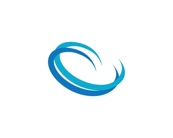 Vlna vody pláž logo — Stockový vektor
