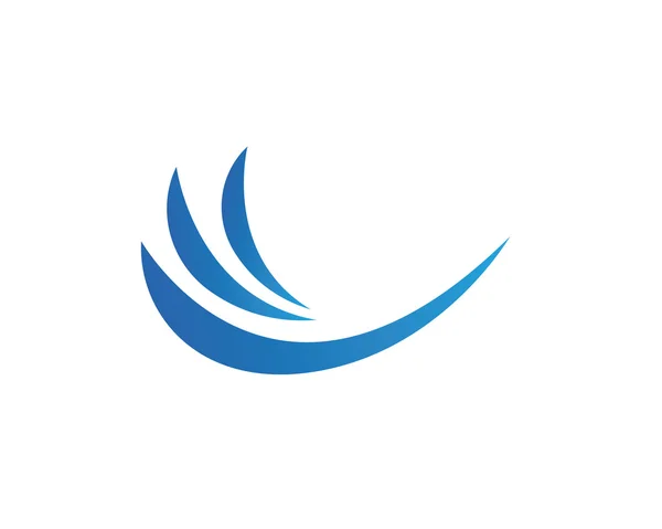 Wave water strand logo — Stockvector