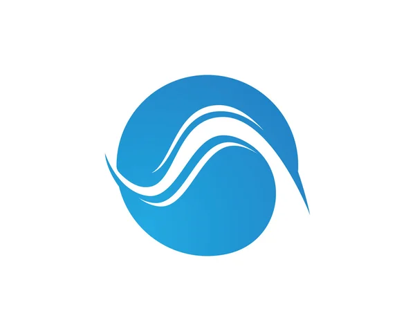 Λογότυπο των s κυμάτων και πρότυπο — Διανυσματικό Αρχείο