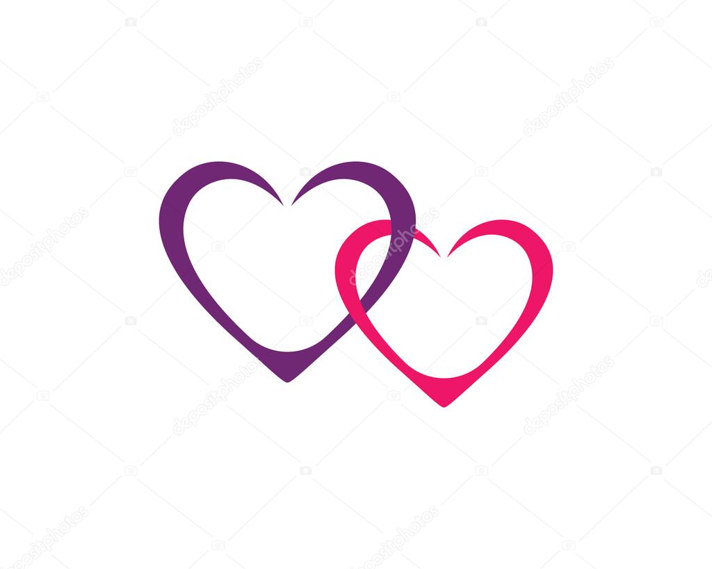 Love logo and template