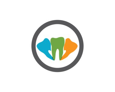 Diş Bakımı logo ve şablon