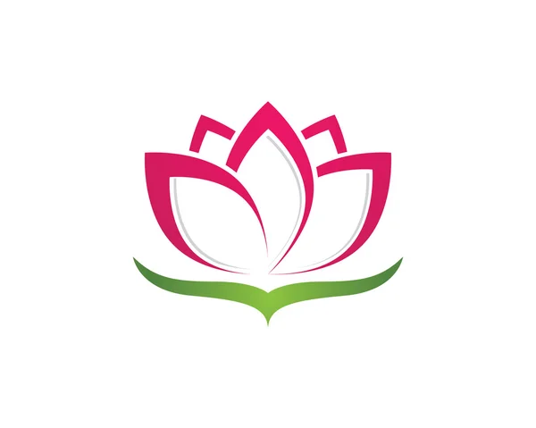 Fiori vettoriali di bellezza Logo — Vettoriale Stock