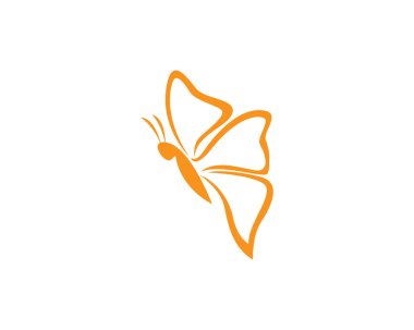 Kelebek logo ve şablon
