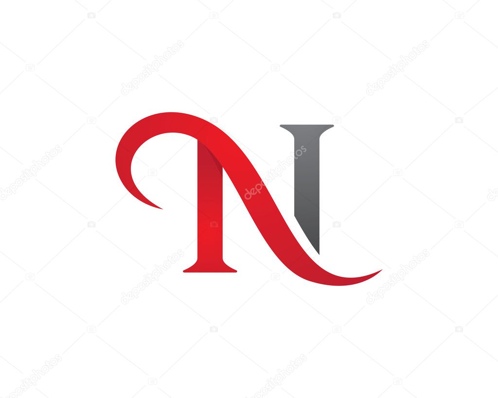 N Letter Logo Template vector icon