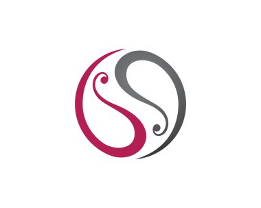 S Harfi Logo şablonu