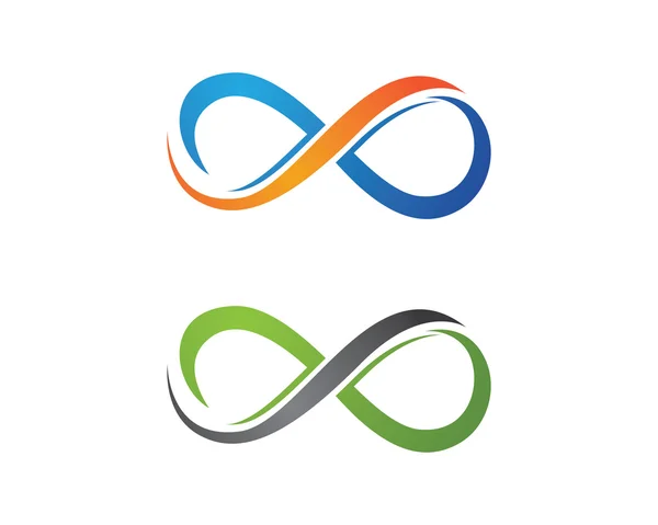 Infinity logo šablona — Stockový vektor